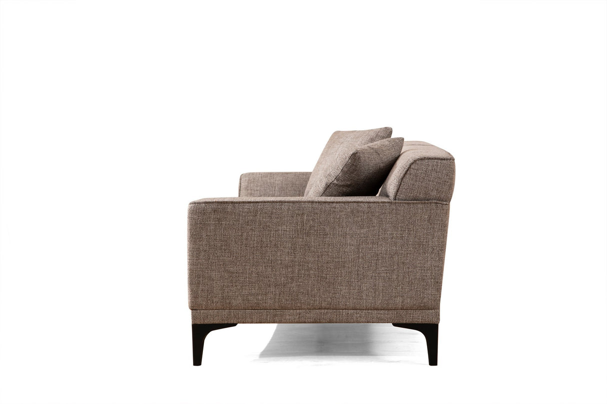 Canapea fixă 3 locuri Petra 3, Diverse culori, 215x86x87 cm - Fawn | SKU: 560ARE1527 | Canapea fixă 3 locuri Petra 3, 215x86x87 cm, varianta Fawn, produs pentru amenajarea locuinței, disponibil online în România la CasaMob