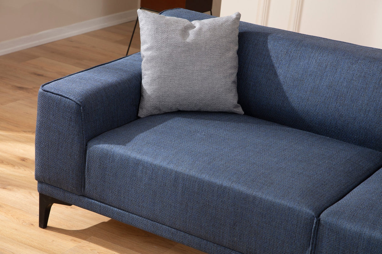 Canapea fixă 3 locuri Petra 3, Diverse culori, 215x86x87 cm - Albastru | SKU: 560ARE1529 | Canapea fixă 3 locuri Petra 3, 215x86x87 cm, varianta Albastru, produs pentru amenajarea locuinței, disponibil online în România la CasaMob