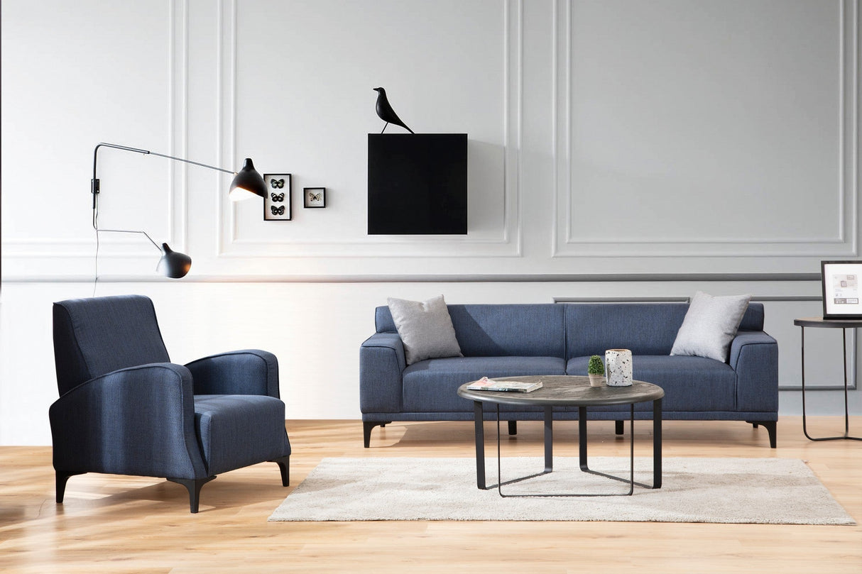 Canapea fixă 3 locuri Petra 3, Diverse culori, 215x86x87 cm - Albastru | SKU: 560ARE1529 | Canapea fixă 3 locuri Petra 3, 215x86x87 cm, varianta Albastru, produs pentru amenajarea locuinței, disponibil online în România la CasaMob