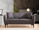 Canapea fixă Belissimo, Diverse culori, Diverse configurații, Diverse dimensiuni - Gri închis - 160x95x67 cm - 2 locuri | SKU: 560ARE1531 | Canapea fixă Belissimo, varianta Gri închis - 160x95x67 cm - 2 locuri, produs pentru amenajarea locuinței, disponibil online în România la CasaMob