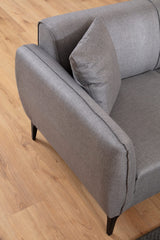 Canapea fixă Belissimo, Diverse culori, Diverse configurații, Diverse dimensiuni - Gri - 160x95x67 cm - 2 locuri | SKU: 560ARE1532 | Canapea fixă Belissimo, varianta Gri - 160x95x67 cm - 2 locuri, produs pentru amenajarea locuinței, disponibil online în România la CasaMob
