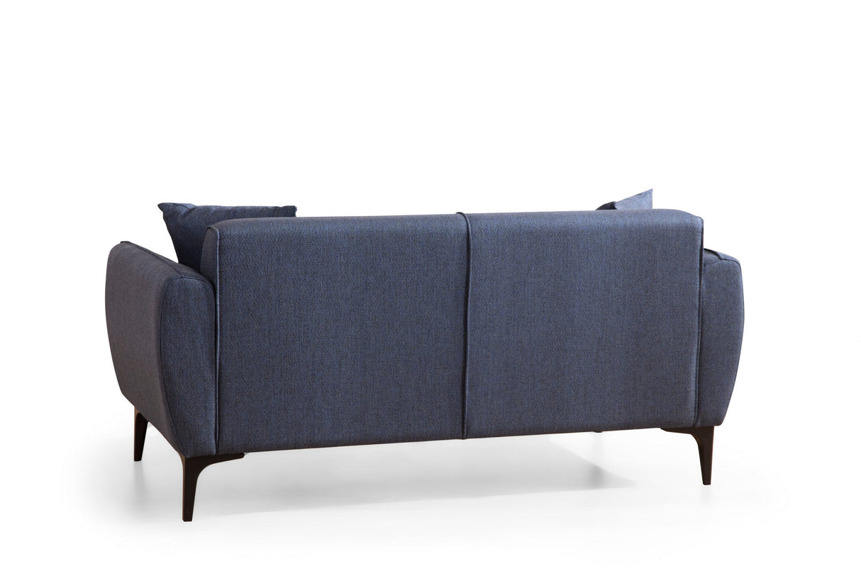 Canapea fixă Belissimo, Diverse culori, Diverse configurații, Diverse dimensiuni - Albastru - 160x95x67 cm - 2 locuri | SKU: 560ARE1533 | Canapea fixă Belissimo, varianta Albastru - 160x95x67 cm - 2 locuri, produs pentru amenajarea locuinței, disponibil online în România la CasaMob
