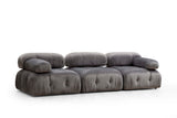 Canapea fixă 3 locuri Bubble (L1-O1-1R), Diverse culori, 95x65x75 cm - Gri | SKU: 560ARE1537 | Canapea fixă 3 locuri Bubble (L1-O1-1R), 95x65x75 cm, varianta Gri, produs pentru amenajarea locuinței, disponibil online în România la CasaMob