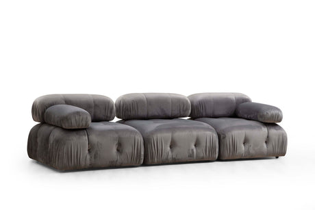 Canapea fixă 3 locuri Bubble (L1-O1-1R), Diverse culori, 95x65x75 cm