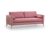 Canapea fixă Rome, Diverse culori, Diverse configurații, Ø10x70 cm - Roz pudrat - 3 locuri | SKU: 560ARE1541 | Canapea fixă Rome, Ø10x70 cm, varianta Roz pudrat - 3 locuri, produs pentru amenajarea locuinței, disponibil online în România la CasaMob