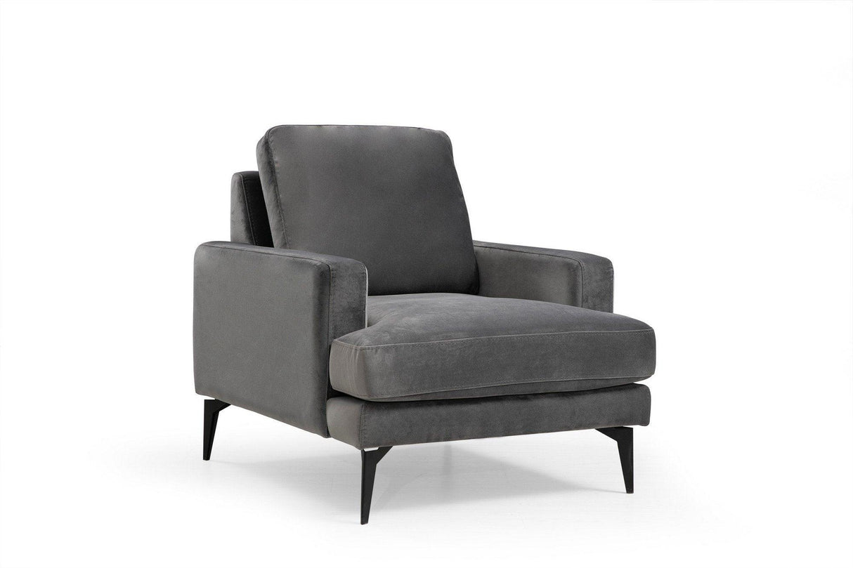 Fotoliu Yase, 80 x 88 x 90 cm - Gri, SKU 560ARE1703