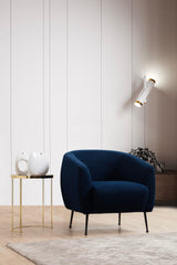Fotoliu Eses Wing Chair, 70 x 82 x 82 cm - Albastru, SKU 560ARE1729