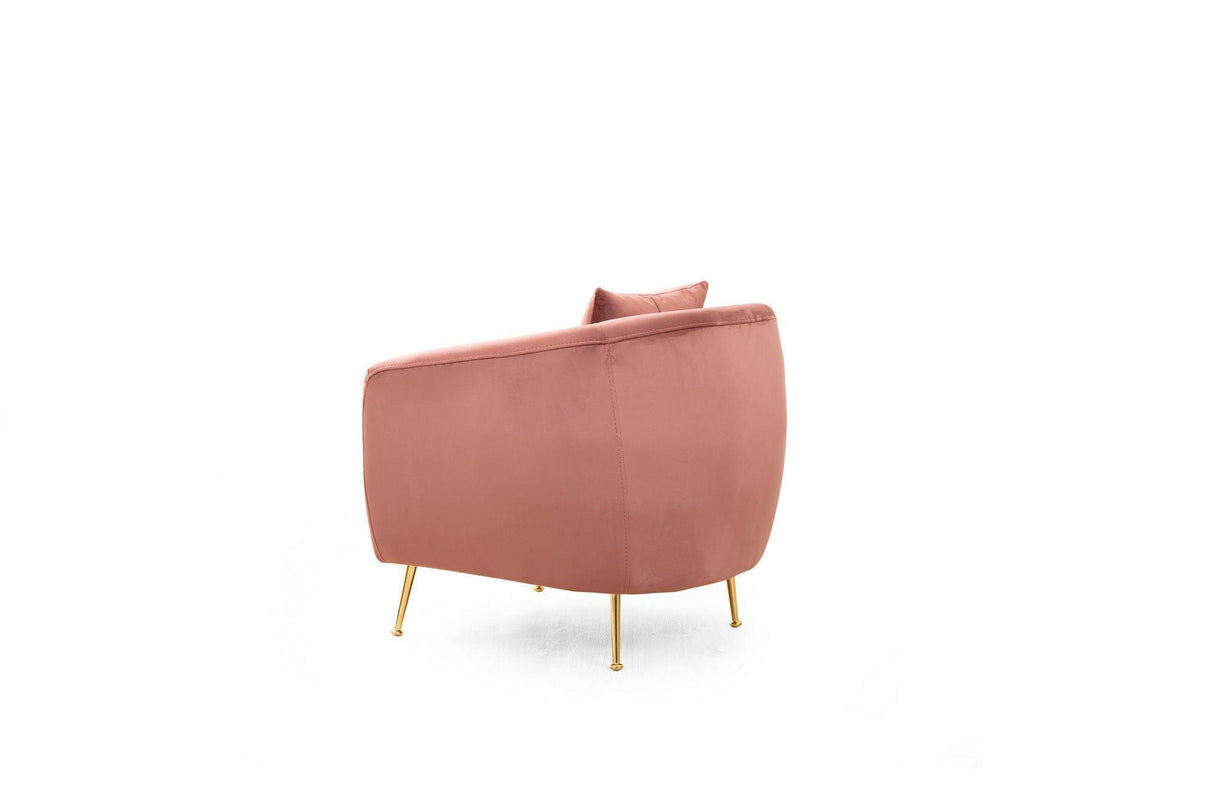 Fotoliu Eses Wing Chair, 70 x 82 x 82 cm - Roz, SKU 560ARE1729