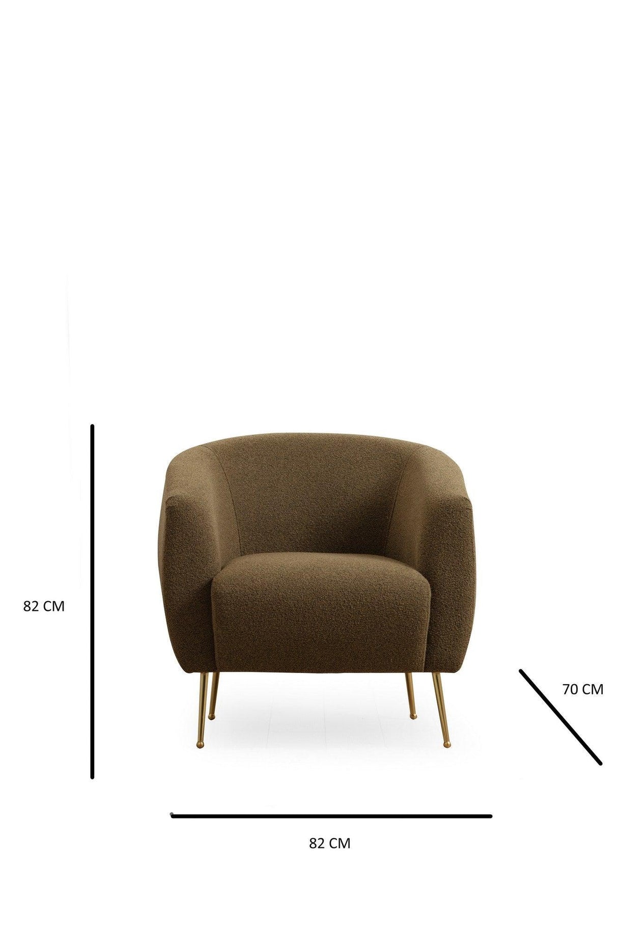 Fotoliu Eses Wing Chair, 70 x 82 x 82 cm - Verde, SKU 560ARE1729