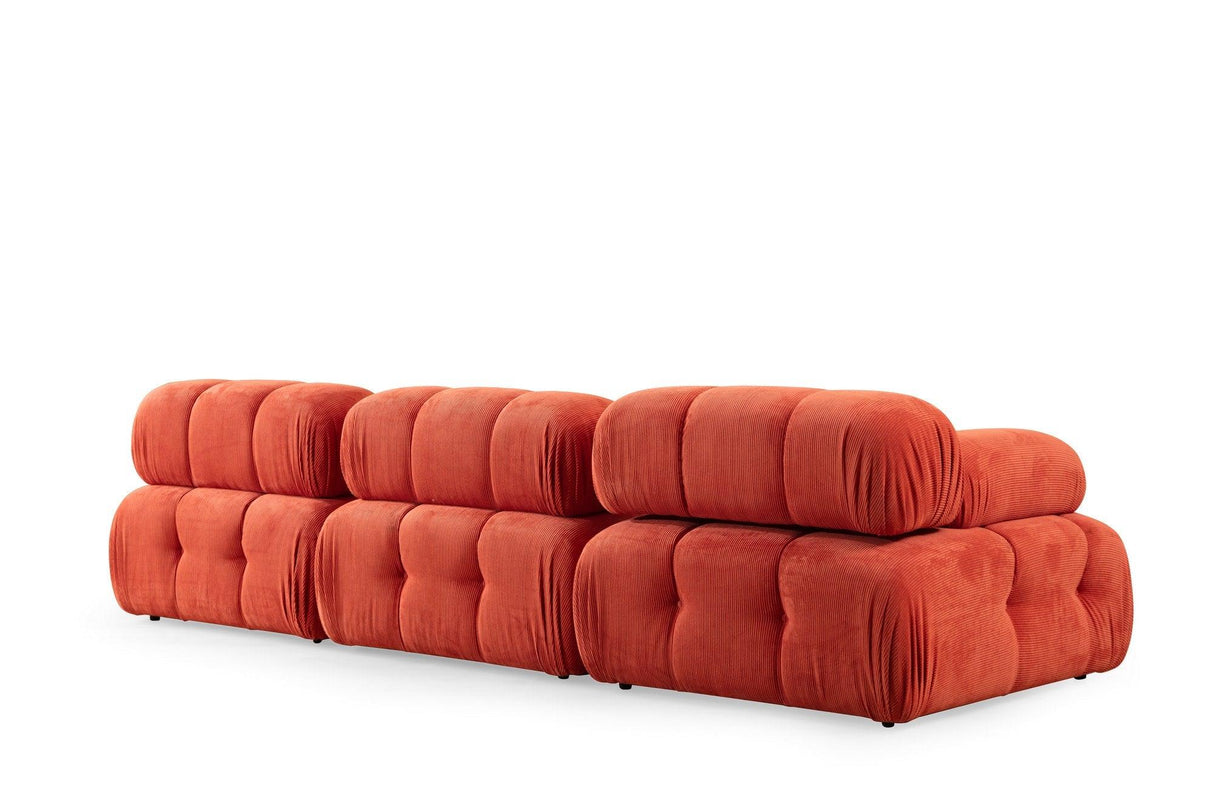 Canapea Zafer, 315 x 80 x 105 cm - Roșu, SKU 560ARE1822