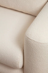 Canapea Lux 2 locuri Lily, 180 x 73 x 97 cm - Crem, SKU 560ARE1844