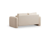 Canapea Lux 2 locuri Lily, 180 x 73 x 97 cm - Crem, SKU 560ARE1844