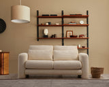 Canapea Lux 2 locuri Lily, 180 x 73 x 97 cm - Bej, SKU 560ARE1844