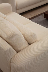 Canapea Lux 2 locuri Lily, 180 x 73 x 97 cm - Bej, SKU 560ARE1844