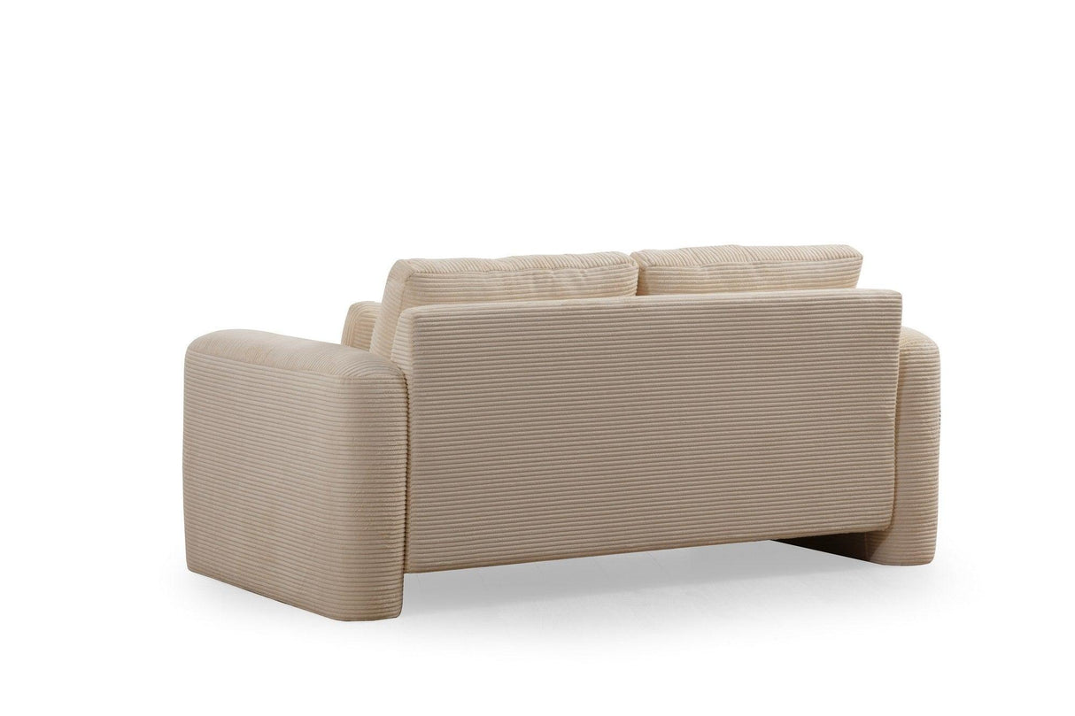 Canapea Lux 2 locuri Lily, 180 x 73 x 97 cm - Bej, SKU 560ARE1844