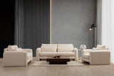 Canapea Lux 2 locuri Lily, 180 x 73 x 97 cm - Crem, SKU 560ARE1844