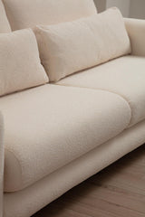 Canapea Lux 3 locuri Lily, 215 x 73 x 97 cm - Crem, SKU 560ARE1847