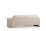 Canapea Lux 3 locuri Lily, 215 x 73 x 97 cm - Crem, SKU 560ARE1847