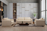 Canapea Lux 3 locuri Lily, 215 x 73 x 97 cm - Bej, SKU 560ARE1847