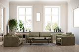 Canapea Lux 3 locuri Lily, 215 x 73 x 97 cm - Verde, SKU 560ARE1847