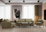Canapea Lux 3 locuri Lily, 215 x 73 x 97 cm - Verde, SKU 560ARE1847