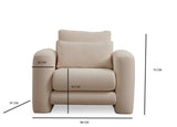 Fotoliu Lily Wing Chair,  98 x 73 x 97 cm - Crem, SKU 560ARE1850
