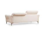 Canapea Fixa 3 locuri Costor, Alb, 230 x 96 x 100 cm