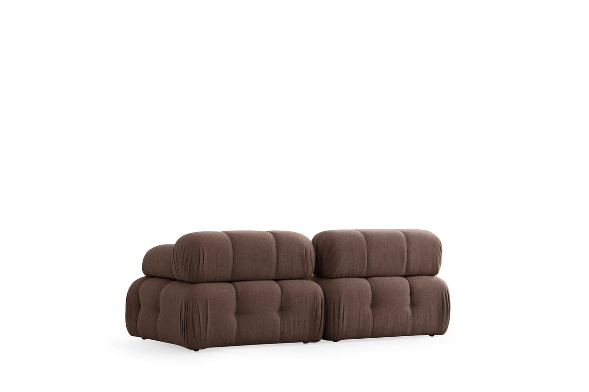 Canapea fixă 2 locuri Doblo (L1-1R), Diverse culori - Cappuccino | SKU: 560ARE1905 | Canapea fixă 2 locuri Doblo (L1-1R), varianta Cappuccino, produs pentru amenajarea locuinței, disponibil online în România la CasaMob