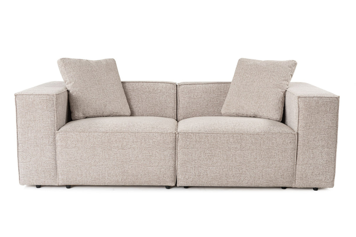 Canapea fixă Lora, Diverse culori, Diverse configurații, 108x74x65 cm - Mocha - 2 locuri | SKU: 560ARE1924 | Canapea fixă Lora, 108x74x65 cm, varianta Mocha - 2 locuri, produs pentru amenajarea locuinței, disponibil online în România la CasaMob