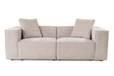 Canapea fixă Lora, Diverse culori, Diverse configurații, 108x74x65 cm - Mocha - 2 locuri | SKU: 560ARE1924 | Canapea fixă Lora, 108x74x65 cm, varianta Mocha - 2 locuri, produs pentru amenajarea locuinței, disponibil online în România la CasaMob