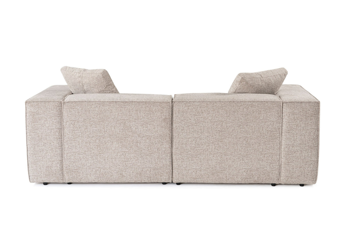 Canapea fixă Lora, Diverse culori, Diverse configurații, 108x74x65 cm - Mocha - 2 locuri | SKU: 560ARE1924 | Canapea fixă Lora, 108x74x65 cm, varianta Mocha - 2 locuri, produs pentru amenajarea locuinței, disponibil online în România la CasaMob