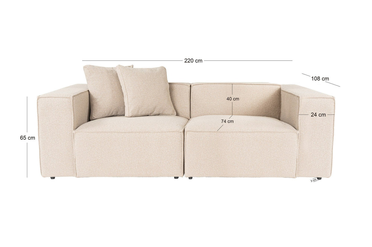 Canapea fixă Lora, Diverse culori, Diverse configurații, 108x74x65 cm - Piersică - 2 locuri | SKU: 560ARE1930 | Canapea fixă Lora, 108x74x65 cm, varianta Piersică - 2 locuri, produs pentru amenajarea locuinței, disponibil online în România la CasaMob