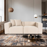Canapea fixă Lora, Diverse culori, Diverse configurații, 108x74x65 cm - Piersică - 2 locuri | SKU: 560ARE1930 | Canapea fixă Lora, 108x74x65 cm, varianta Piersică - 2 locuri, produs pentru amenajarea locuinței, disponibil online în România la CasaMob