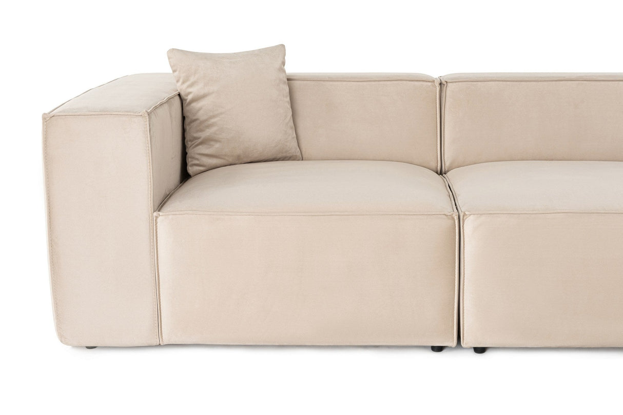 Canapea fixă Lora, Diverse culori, Diverse configurații, 108x74x65 cm - Crem - 2 locuri | SKU: 560ARE1937 | Canapea fixă Lora, 108x74x65 cm, varianta Crem - 2 locuri, produs pentru amenajarea locuinței, disponibil online în România la CasaMob