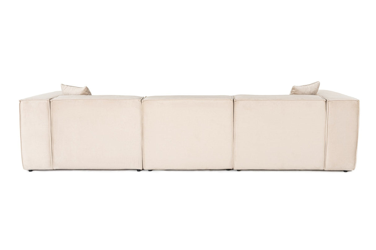 Canapea fixă Lora, Diverse culori, Diverse configurații, 108x74x65 cm - Crem - 3 locuri | SKU: 560ARE1938 | Canapea fixă Lora, 108x74x65 cm, varianta Crem - 3 locuri, produs pentru amenajarea locuinței, disponibil online în România la CasaMob