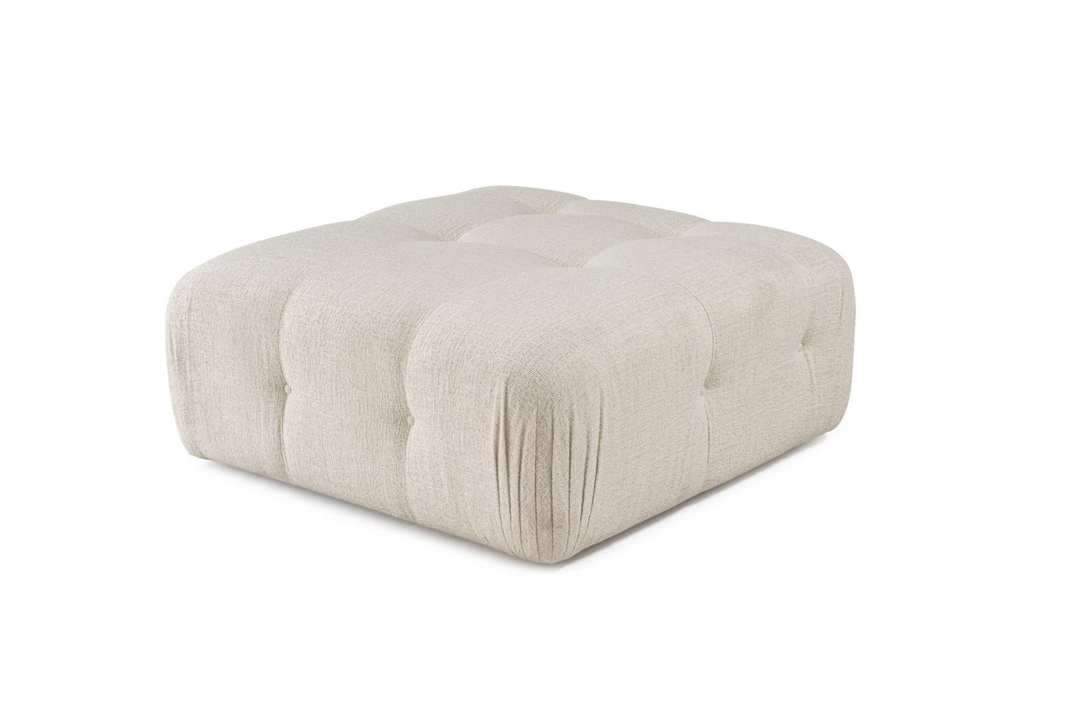 Crem | SKU: 560ARE1950 | Taburet Doblo Pouffe, varianta Crem, produs pentru amenajarea locuinței, disponibil online în România la CasaMob