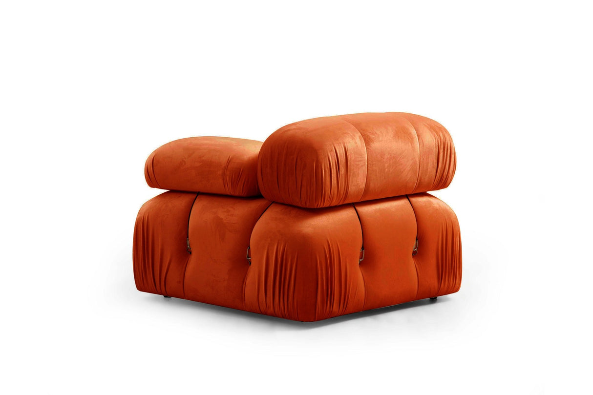 Canapea fixă 3 locuri Bubble (L1-O1-1R), Diverse culori, 95x65x75 cm - Portocaliu | SKU: 560ARE2103 | Canapea fixă 3 locuri Bubble (L1-O1-1R), 95x65x75 cm, varianta Portocaliu, produs pentru amenajarea locuinței, disponibil online în România la CasaMob