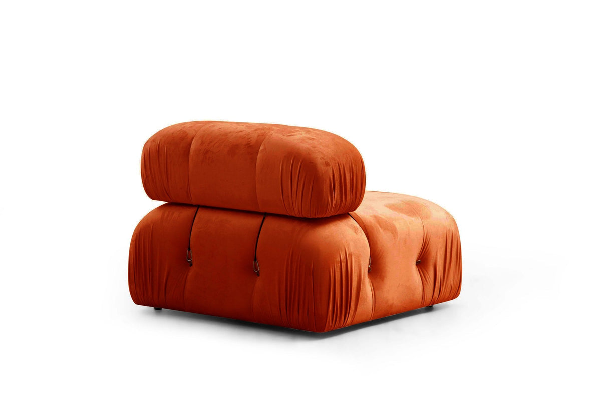 Canapea fixă 3 locuri Bubble (L1-O1-1R), Diverse culori, 95x65x75 cm - Portocaliu | SKU: 560ARE2103 | Canapea fixă 3 locuri Bubble (L1-O1-1R), 95x65x75 cm, varianta Portocaliu, produs pentru amenajarea locuinței, disponibil online în România la CasaMob
