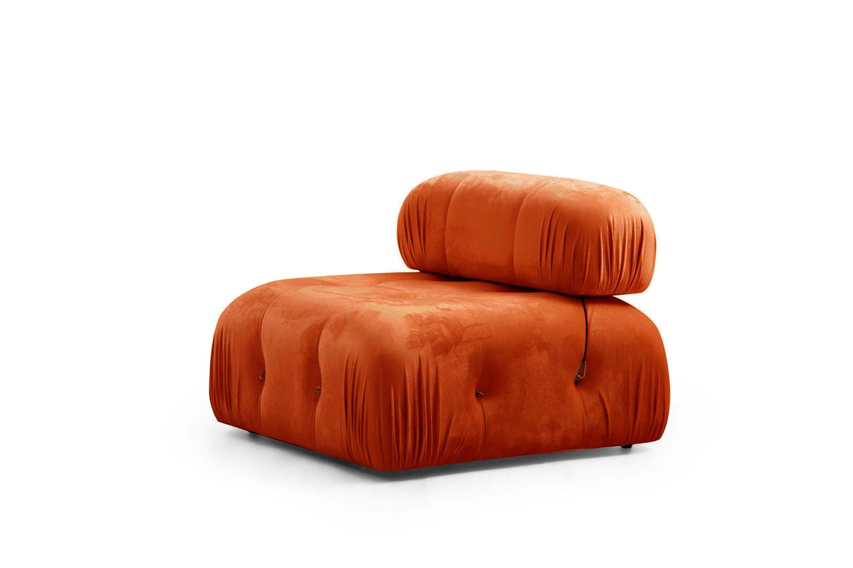 Canapea fixă 3 locuri Bubble (L1-O1-1R), Diverse culori, 95x65x75 cm - Portocaliu | SKU: 560ARE2103 | Canapea fixă 3 locuri Bubble (L1-O1-1R), 95x65x75 cm, varianta Portocaliu, produs pentru amenajarea locuinței, disponibil online în România la CasaMob