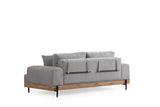 Canapea fixă 3 locuri Eti stejar, Diverse culori - Gri | SKU: 560ARE2121 | Canapea fixă 3 locuri Eti stejar, varianta Gri, produs pentru amenajarea locuinței, disponibil online în România la CasaMob