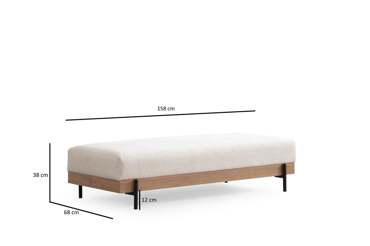 Taburet Eti stejar Pouffe, Diverse culori - Alb | SKU: 560ARE2134 | Taburet Eti stejar Pouffe, varianta Alb, produs pentru amenajarea locuinței, disponibil online în România la CasaMob