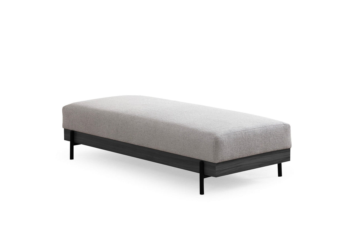 Taburet Eti negru Pouffe, Diverse culori - Gri | SKU: 560ARE2137 | Taburet Eti negru Pouffe, varianta Gri, produs pentru amenajarea locuinței, disponibil online în România la CasaMob
