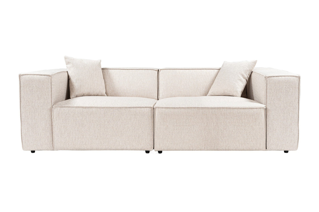 Canapea fixă Lora, Diverse culori, Diverse configurații, 108x74x65 cm - Maro deschis - 2 locuri | SKU: 560ARE2138 | Canapea fixă Lora, 108x74x65 cm, varianta Maro deschis - 2 locuri, produs pentru amenajarea locuinței, disponibil online în România la CasaMob