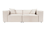 Canapea fixă Lora, Diverse culori, Diverse configurații, 108x74x65 cm - Maro deschis - 2 locuri | SKU: 560ARE2138 | Canapea fixă Lora, 108x74x65 cm, varianta Maro deschis - 2 locuri, produs pentru amenajarea locuinței, disponibil online în România la CasaMob