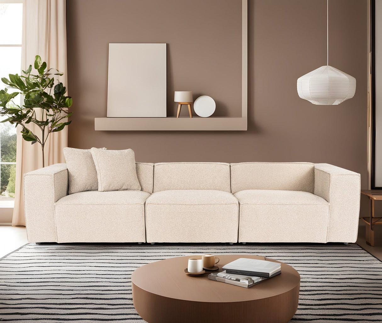 Canapea fixă Lora, Diverse culori, Diverse configurații, 108x74x65 cm - Piersică - 3 locuri | SKU: 560ARE2139 | Canapea fixă Lora, 108x74x65 cm, varianta Piersică - 3 locuri, produs pentru amenajarea locuinței, disponibil online în România la CasaMob