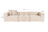 Canapea fixă Lora, Diverse culori, Diverse configurații, 108x74x65 cm - Piersică - 3 locuri | SKU: 560ARE2139 | Canapea fixă Lora, 108x74x65 cm, varianta Piersică - 3 locuri, produs pentru amenajarea locuinței, disponibil online în România la CasaMob