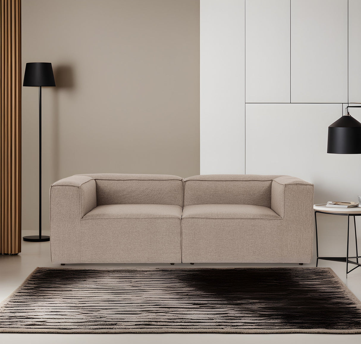 Canapea fixă Fora, Diverse culori, Diverse configurații, Diverse dimensiuni - Maro - 214x105x66 cm - 2 locuri | SKU: 560ARE2157 | Canapea fixă Fora, varianta Maro - 214x105x66 cm - 2 locuri, produs pentru amenajarea locuinței, disponibil online în România la CasaMob