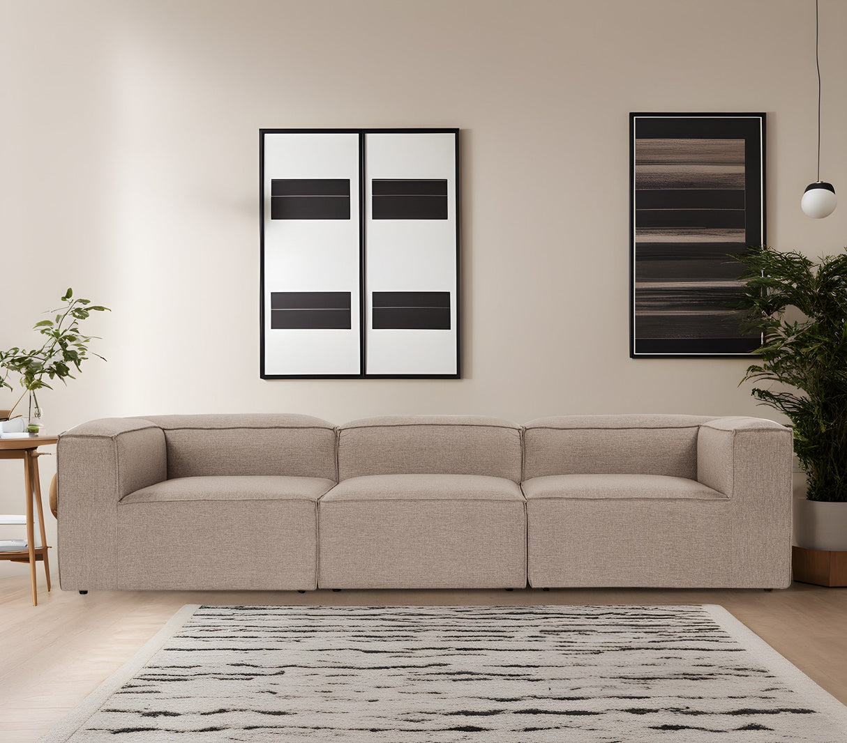 Canapea fixă Fora, Diverse culori, Diverse configurații, Diverse dimensiuni - Maro - 297x105x66 cm - 3 locuri | SKU: 560ARE2158 | Canapea fixă Fora, varianta Maro - 297x105x66 cm - 3 locuri, produs pentru amenajarea locuinței, disponibil online în România la CasaMob