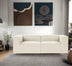 Canapea fixă 2 locuri Fora 2, Ecru, 214x105x66 cm, SKU 560ARE2184, imagine 3