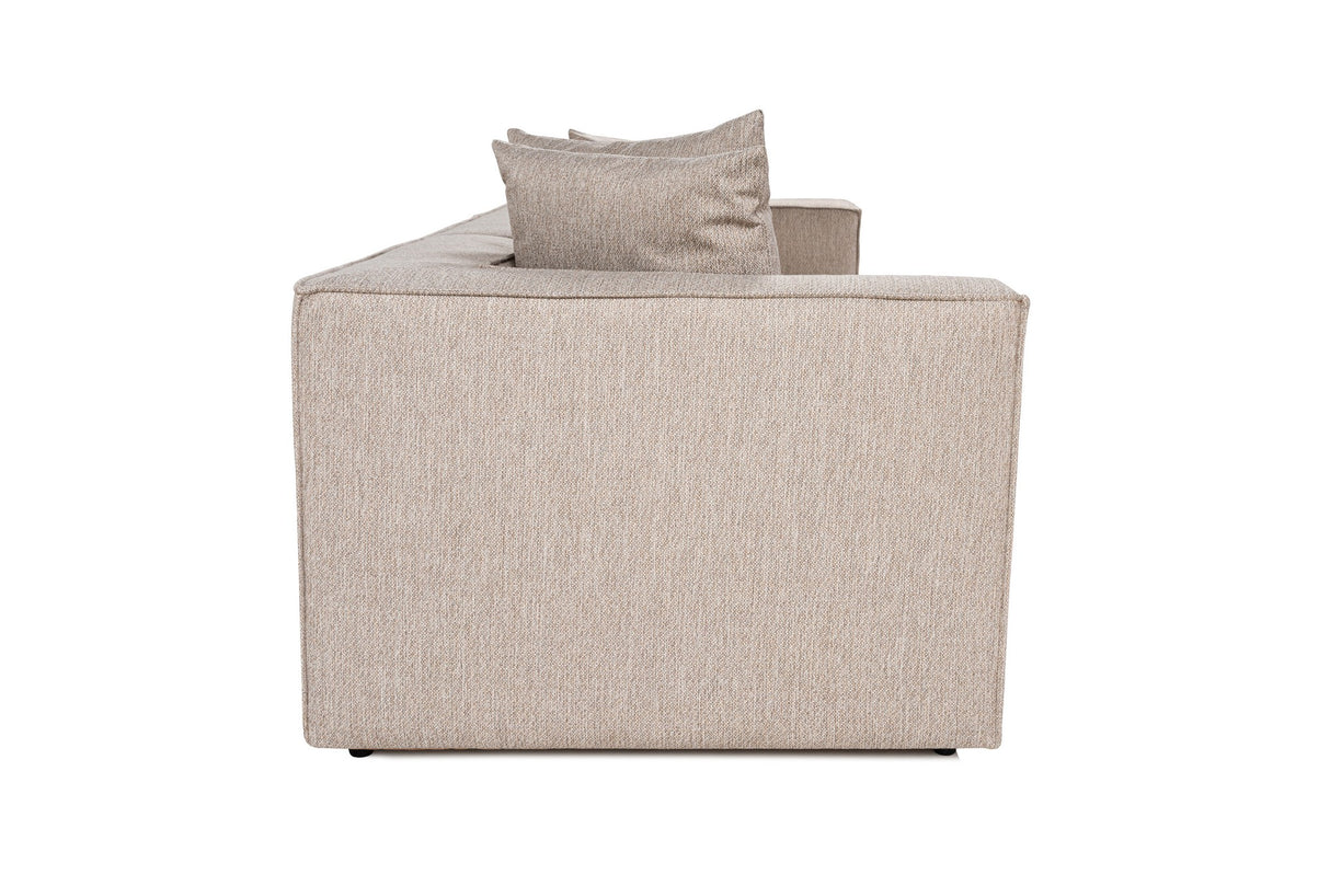 Canapea fixă 3 locuri Sora 3, Diverse culori, 270x95x65 cm - Sand beige | SKU: 560ARE2195 | Canapea fixă 3 locuri Sora 3, 270x95x65 cm, varianta Sand beige, produs pentru amenajarea locuinței, disponibil online în România la CasaMob